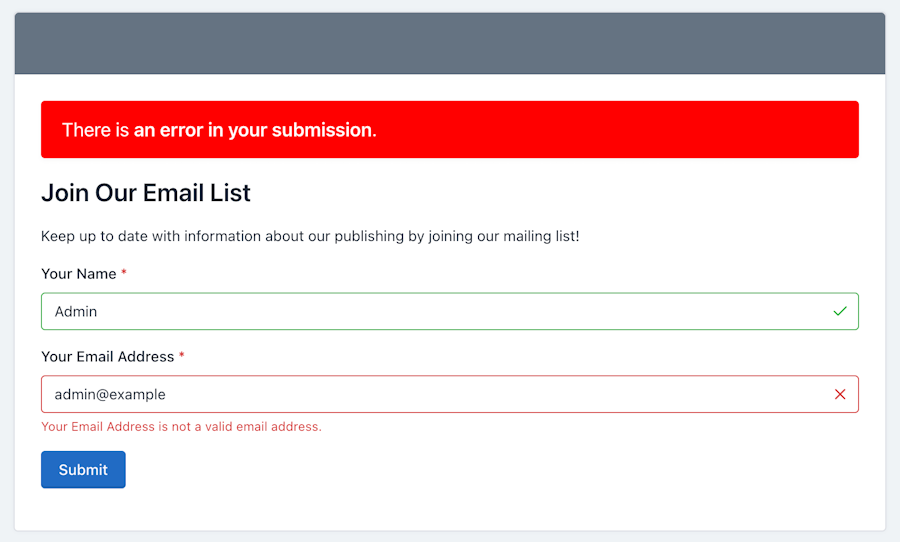 Hoofpick Biz - Form Builder - Field Validation
