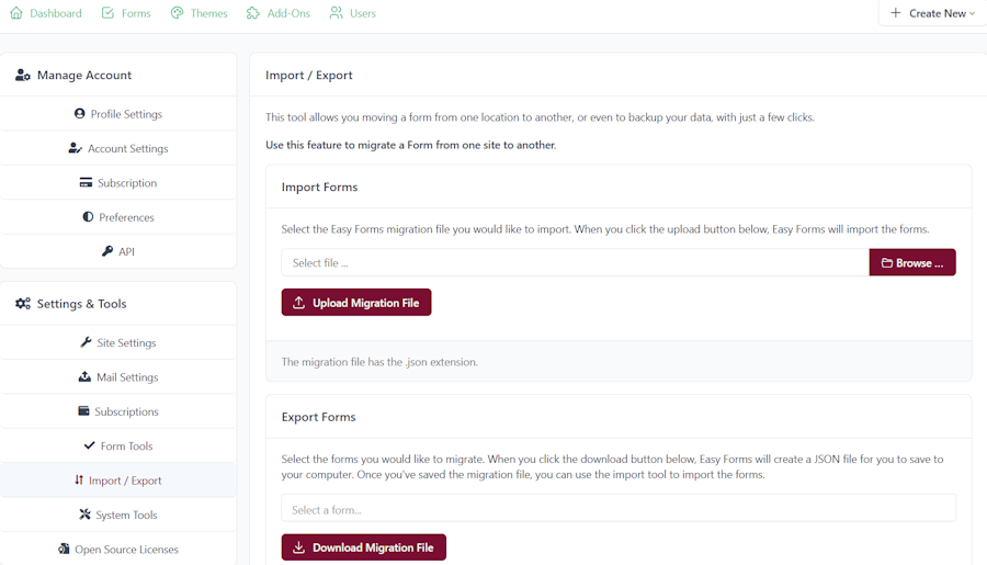Hoofpick Biz: Import / Export Tool