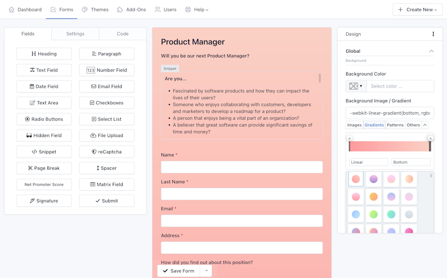 Hoofpick Biz - Theme Designer